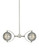 Elton Two Light Head in Satin Nickel (182|700WMOELT06S)