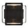 Duelle LED Wall Sconce in Nightshade Black (182|700WSDUE5B-LED927)