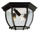 Angelus Four Light Flushmount Lantern in Black (110|4907 BK)