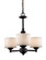 Cahill Three Light Chandelier in Rubbed Oil Bronze (110|70726 ROB)