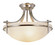 Vitalian Three Light Semi Flush Mount in Brushed Nickel (110|8172 BN)