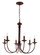 Candle Six Light Chandelier in Rubbed Oil Bronze (110|9016 ROB)