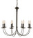 Candle Eight Light Chandelier in Black (110|9018 BK)