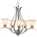 Aspen Five Light Chandelier in Brushed Nickel (110|9285 BN)