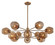 Large Chandeliers - Glass Shade (110|PND-2127 AG)