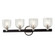 Munich Four Light Vanity in Carbide Blk & Pol Nickel (67|B7714)