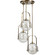 Mimas Three Light Pendant in Antique Brass (52|21541)