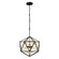 Marcia Three Light Pendant in Matte Black/French Gold (137|353P03MBFG)