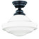 Huntley One Light Semi Flush Mount in Oil Rubbed Bronze (63|C0178)