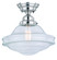 Huntley One Light Semi Flush Mount in Satin Nickel (63|C0197)