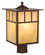 Mission One Light Outdoor Post Mount in Burnished Bronze (63|OP37295BBZ)