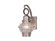 Chatham One Light Outdoor Wall Mount in Brushed Nickel (63|OW21861BN)