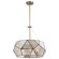 Euclid Three Light Pendant in Aged Brass (63|P0317)