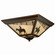 Trail Three Light Flush Mount in Burnished Bronze (63|T0109)