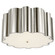 Markos Four Light Flush Mount in Polished Nickel (268|AH 4021PN-FG)