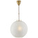 Hailey One Light Pendant in Natural Brass (268|AH 5015NB-FG)