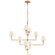 Jane Eight Light Chandelier in Hand-Rubbed Antique Brass (268|AH 5310HAB-L)
