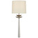 Beaumont One Light Wall Sconce in Burnished Silver Leaf (268|ARN 2301BSL-L)