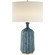 Culloden Table One Light Table Lamp in Pebbled Aquamarine (268|ARN 3608PA-L)