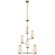 Fontaine Eight Light Chandelier in Gilded Plaster (268|ARN 5204GP-L)