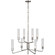 Casoria LED Chandelier in Polished Nickel (268|ARN 5483PN-CG)