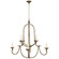 Flemish Eight Light Chandelier in Gilded Iron (268|CHC 1494GI)