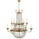 Paris Flea Market 12 Light Chandelier in Antique-Burnished Brass (268|CHC 1508AB-SG)