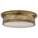 Alderly Two Light Flush Mount in Antique-Burnished Brass (268|CHC 4392AB-WG)