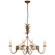 Gramercy Eight Light Chandelier in Gilded Iron (268|CHC 5377GI)