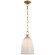 Andros LED Pendant in Antique-Burnished Brass (268|CHC 5425AB-WG)