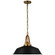 Layton LED Pendant in Antique-Burnished Brass (268|CHC 5462AB-BLK)