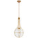Gracie LED Pendant in Antique-Burnished Brass (268|CHC 5478AB-CG)