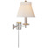 Dorchester Swing Arm One Light Swing Arm Wall Lamp in Polished Nickel (268|CHD 5101PN-SC)