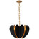 Danes LED Chandelier in Matte Black and Gild (268|KS 5130BLK/G)