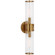 Liaison Two Light Wall Sconce in Antique-Burnished Brass (268|KW 2118AB-CG)