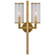 Liaison Two Light Wall Sconce in Antique-Burnished Brass (268|KW 2201AB-CG)