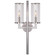 Liaison Two Light Wall Sconce in Polished Nickel (268|KW 2201PN-CG)