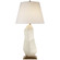 Bayliss One Light Table Lamp in White Leather Ceramic (268|KW 3046WLC-L)