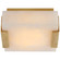 Covet LED Flush Mount in Antique-Burnished Brass (268|KW 4110AB-ALB)