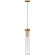 Liaison One Light Pendant in Antique-Burnished Brass (268|KW 5118AB-CG)