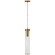 Liaison One Light Pendant in Antique-Burnished Brass (268|KW 5118AB-CRG)