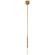 Rousseau LED Pendant in Antique-Burnished Brass (268|KW 5586AB-EC)