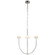 Pedra LED Chandelier in Polished Nickel (268|KW 5620PN-ALB)