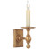 Classic One Light Wall Sconce in Hand-Rubbed Antique Brass (268|SL 2813HAB)