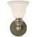 Boston One Light Wall Sconce in Antique Nickel (268|SL 2931AN/SLEG-WG)