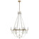 Sharon Six Light Chandelier in Gilded Iron (268|SP 5031GI-CG)