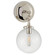 Katie Globe One Light Wall Sconce in Polished Nickel (268|TOB 2225PN/G4-CG)