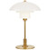 Whitman One Light Desk Lamp in Hand-Rubbed Antique Brass (268|TOB 3513HAB-WG)