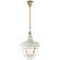 Henry Two Light Pendant in Hand-Rubbed Antique Brass (268|TOB 5042HAB-WHT)