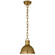 Hicks One Light Pendant in Hand-Rubbed Antique Brass (268|TOB 5068HAB)